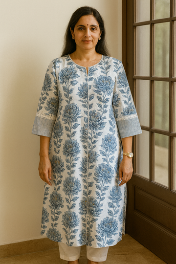 COTTON A-LINE KURTA