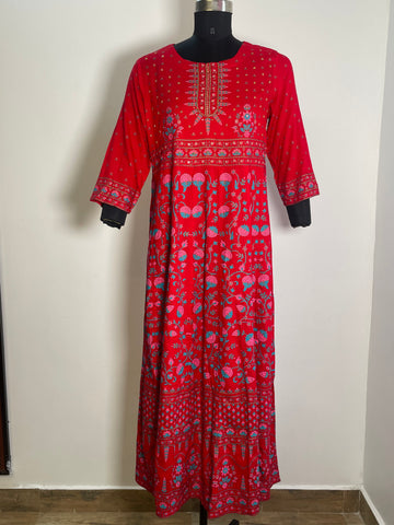 RED KURTA
