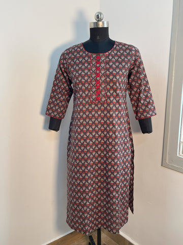 BROWN KURTA