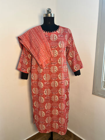 PINK KURTA SET