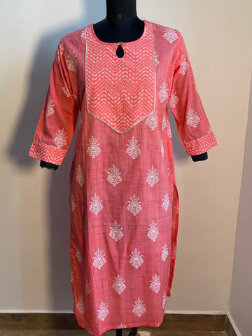 PINK KURTA