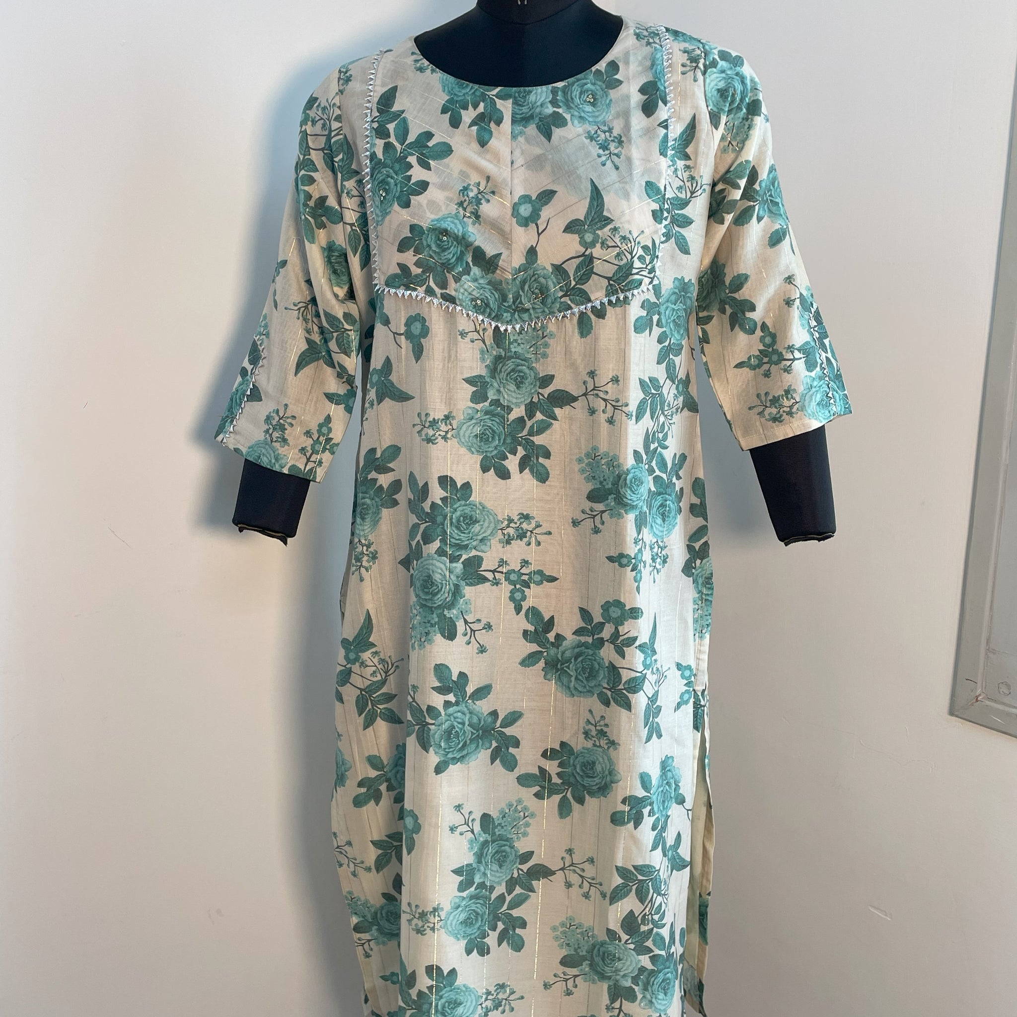 CHANDERI COTTON KURTA