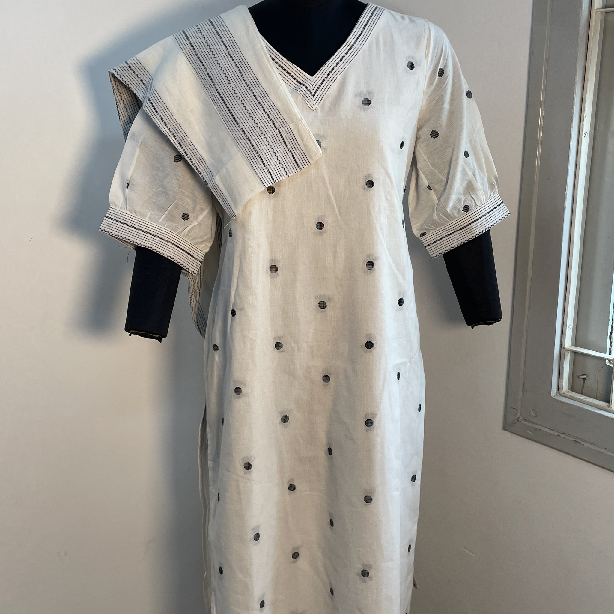 WHITE KURTA SET