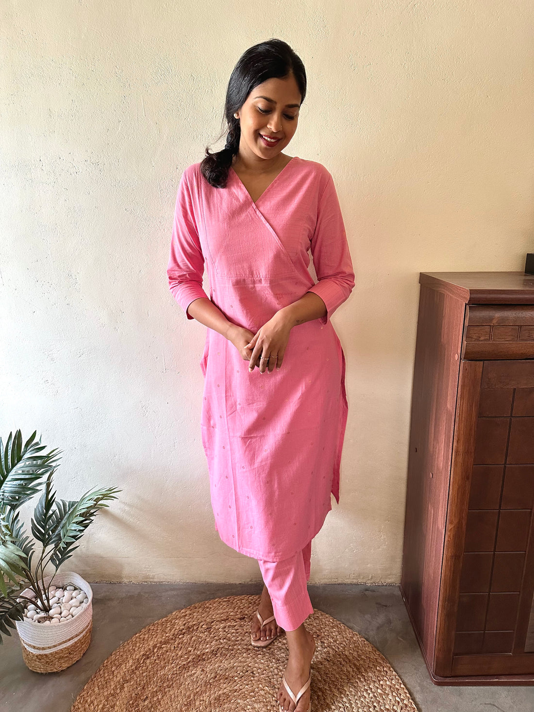 COTTON KURTA SET