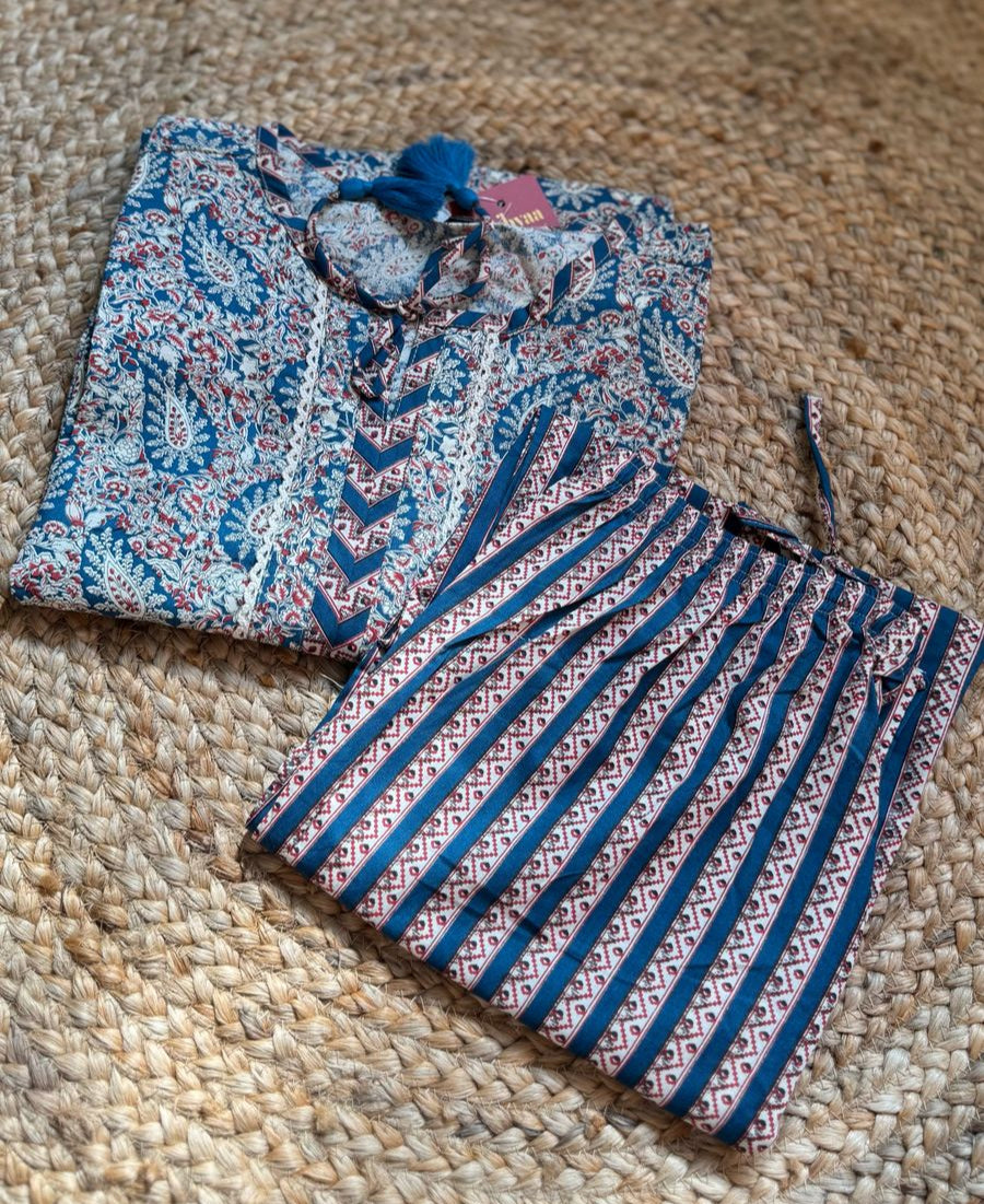COTTON KURTA SET