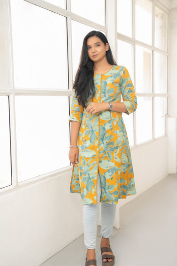 COTTON A-LINE KURTA