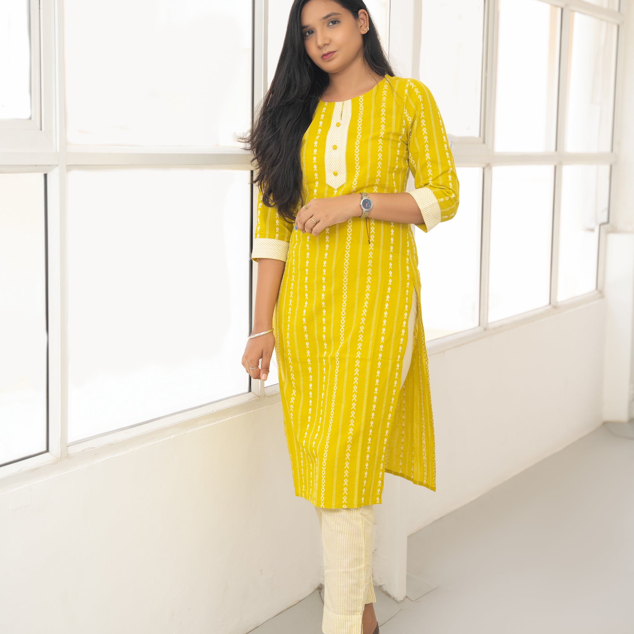 COTTON KURTA SET