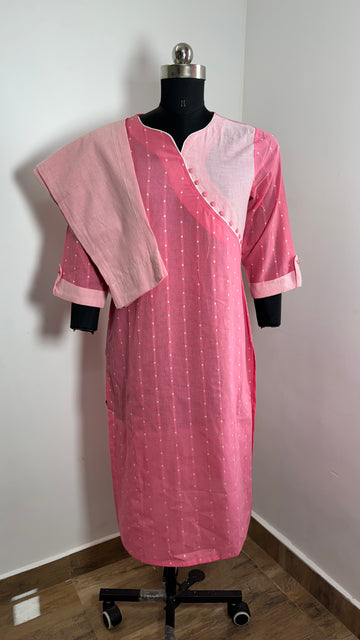 COTTON CANDY COCLOR KURTA SET