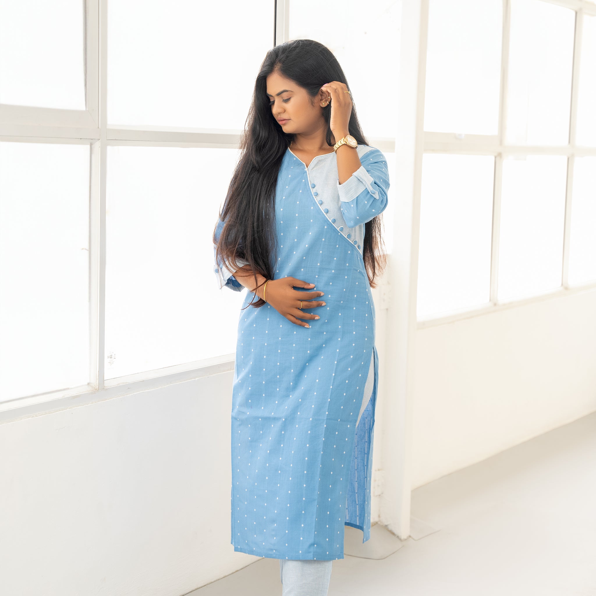 COTTON KURTA SET
