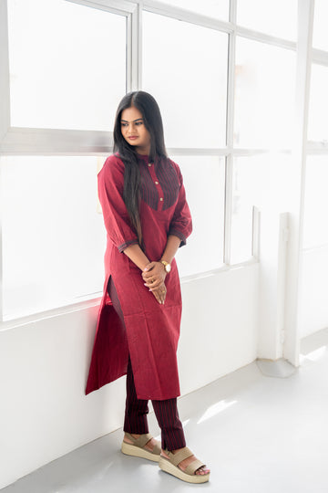 COTTON KURTA SET