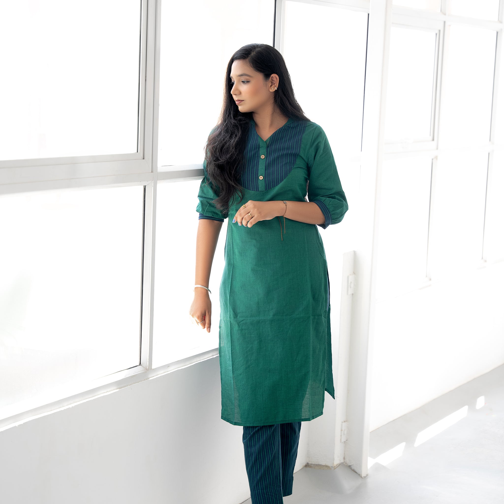 COTTON KURTA SET