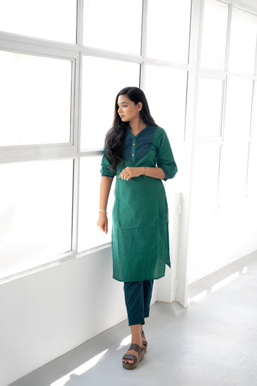 COTTON KURTA SET