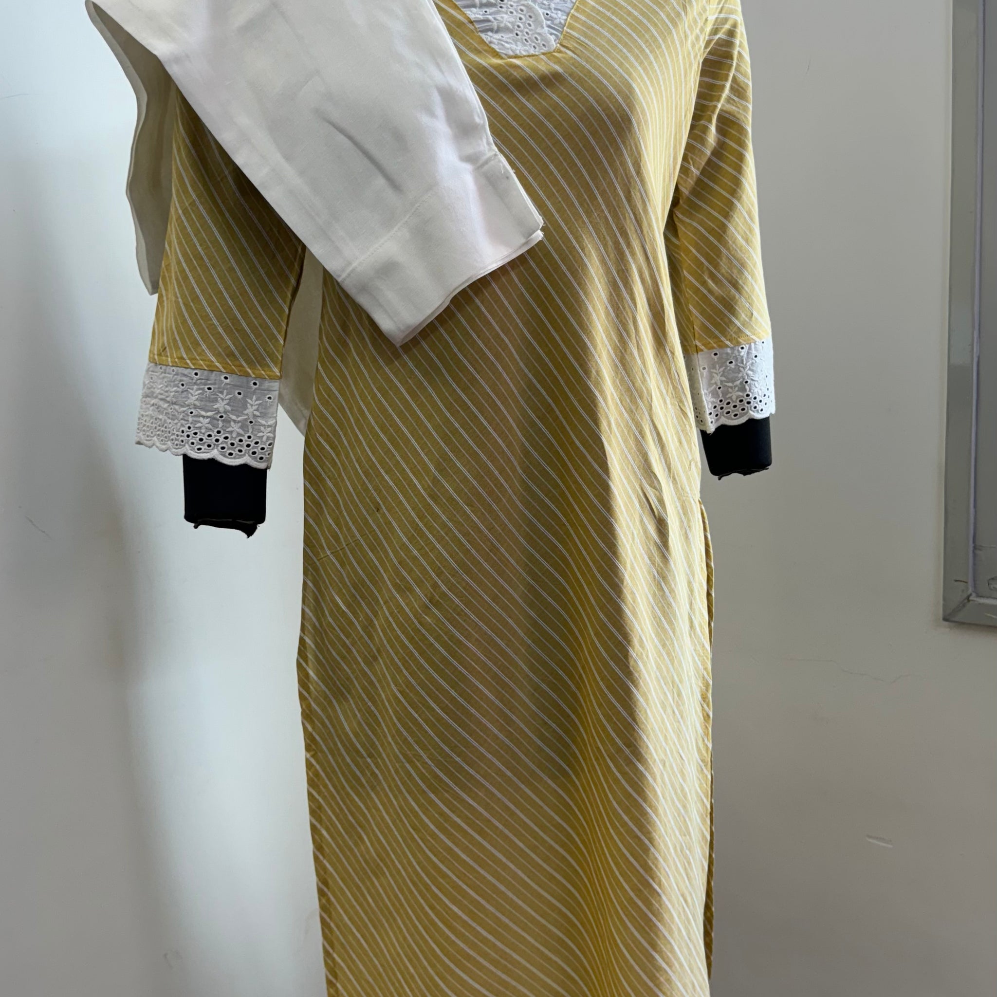 MUSTARD KURTA SET