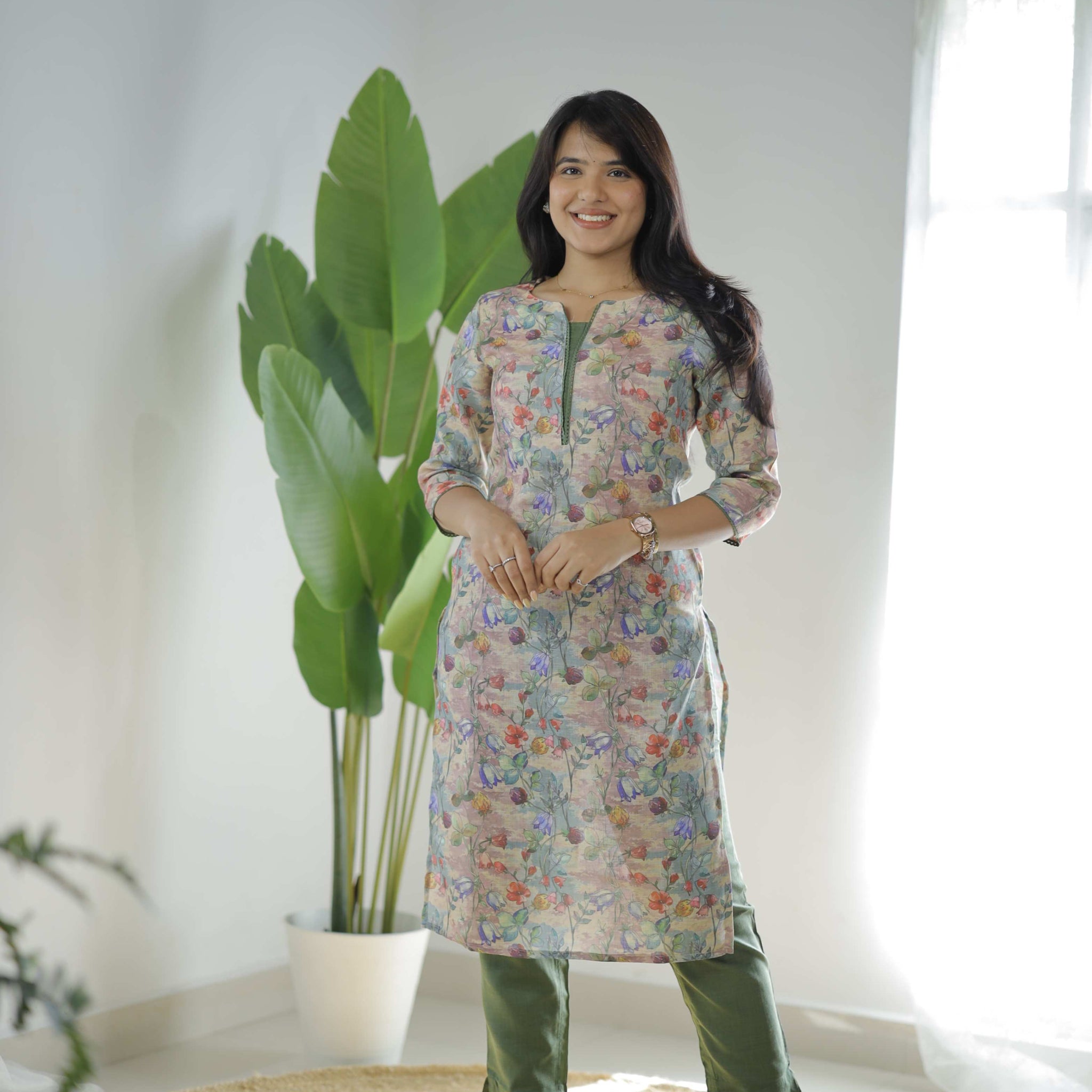 COTTON KURTA SET