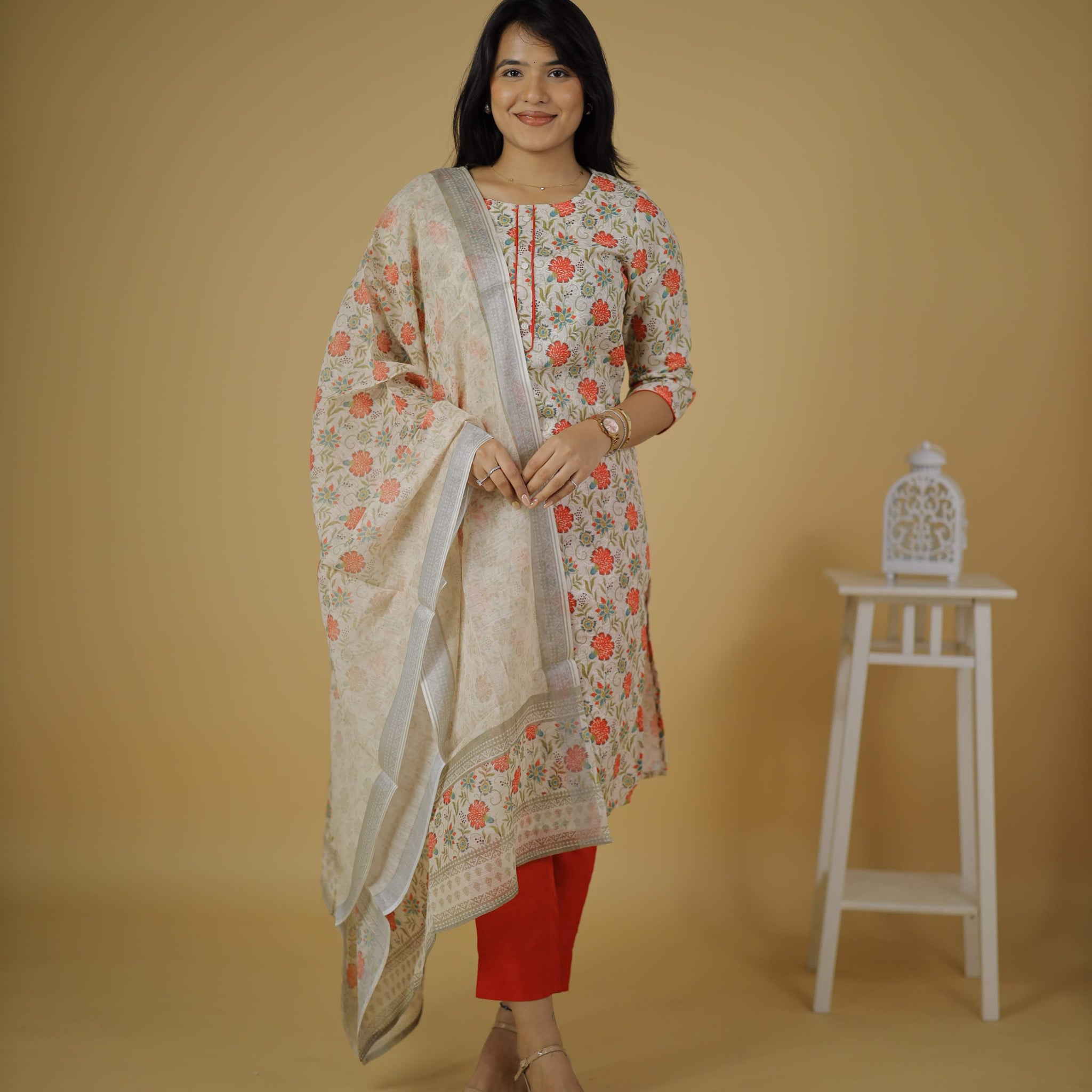 COTTON KURTA SET